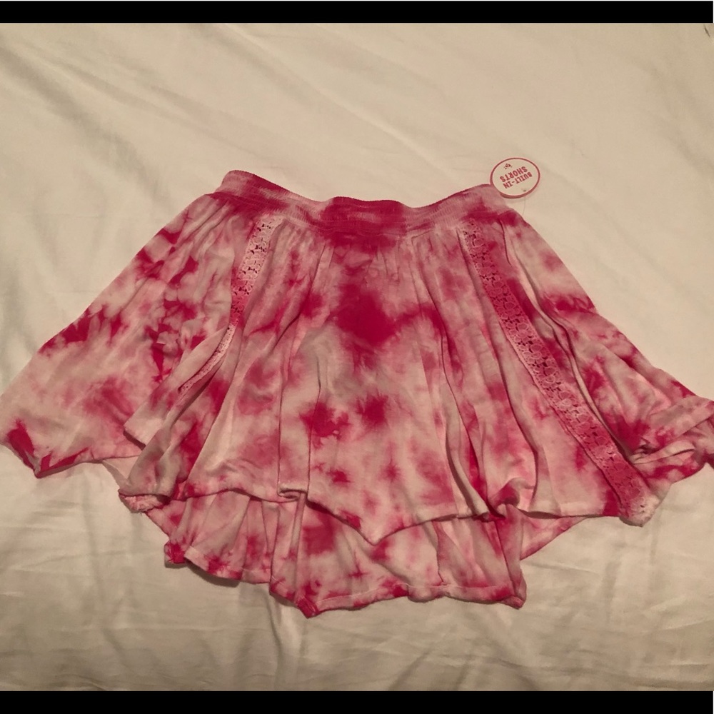 NEW Pink Tie-Dye Skirt